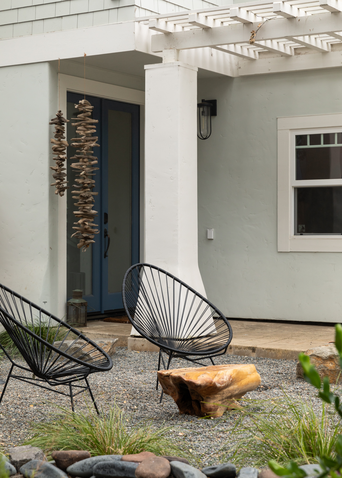 Terrain raised garden beds with mixed planting